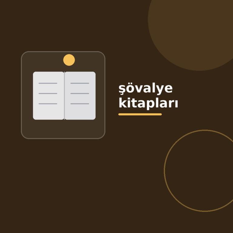 Üzerinde “Şövalye kitapları” yazan, koyu degrade zeminde açık kitap simgesi, modern geometrik şekiller ve kategoriye uygun vurgu detayı bulunan kare dijital yayıncılık görseli.
